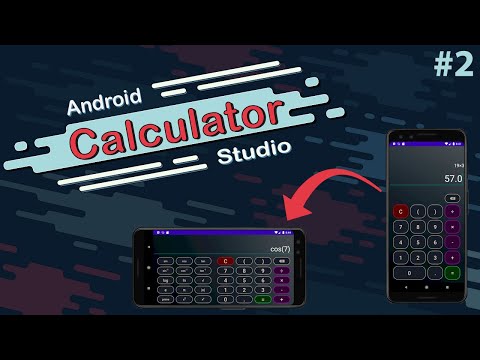 How to make a scientific calculator in Android Studio 2021 | Part 2