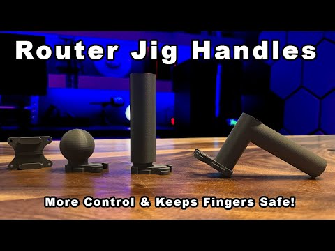 Making Router Jig Handles With the Elegoo Centauri Carbon In Carbon Fiber!