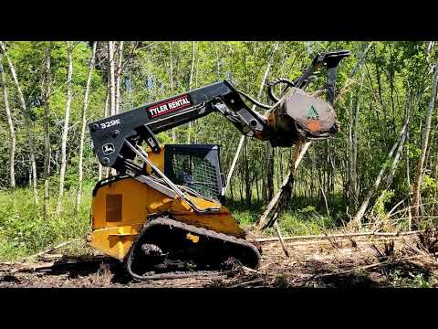 Земельный участок расчистка от леса часть 1