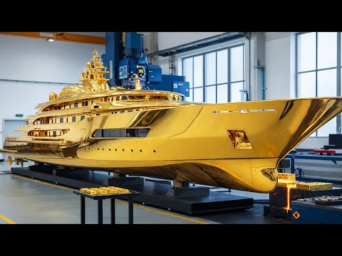 Building the 24k Gold Azzam Superyacht: A Behind-the-Scenes Look