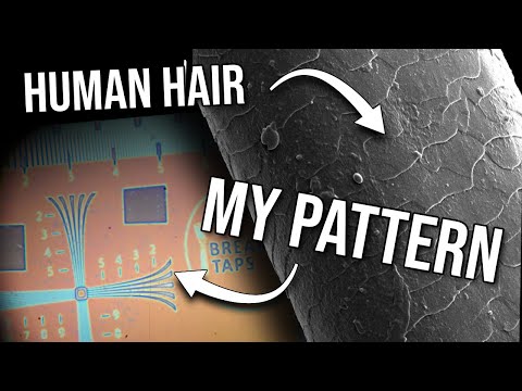 Drawing Microscopic Patterns with Electrons