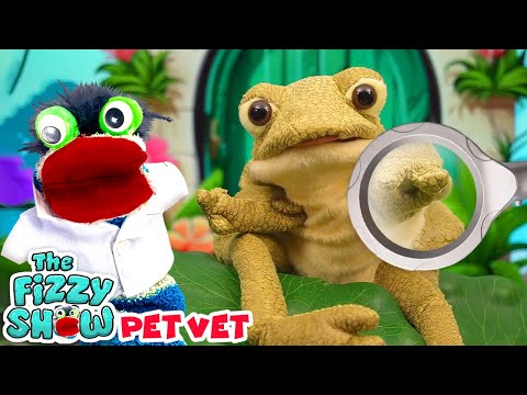 Fizzy The Pet Vet Gives A Check Up To His Animal Friends | Fun Videos For Kids