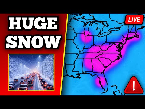🔴 BREAKING Winter Storm Update - Huge Snow & Major Impacts Likely - Live Update
