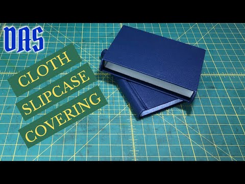 Cloth Covered Slipcase - Covering the Box // Adventures in Bookbinding