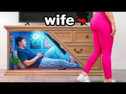 I Built a TINY Gaming Room in My House!