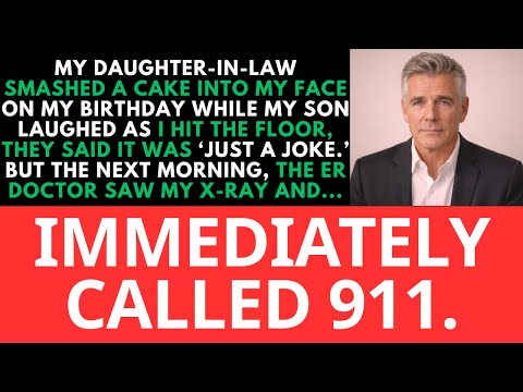 My Daughter-in-Law Smashed Cake Into My Face — But the ER Doctor Saw My X-Ray and Called 911…