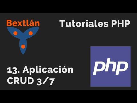 Curso PHP Básico: 13. Aplicación CRUD (3/7) - #jonmircha