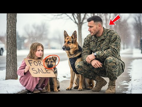 “Buy My Puppy, Sir… Mommy Hasn’t Eaten in Two Days” — The Marine & K9 Uncovered the Truth Behind It