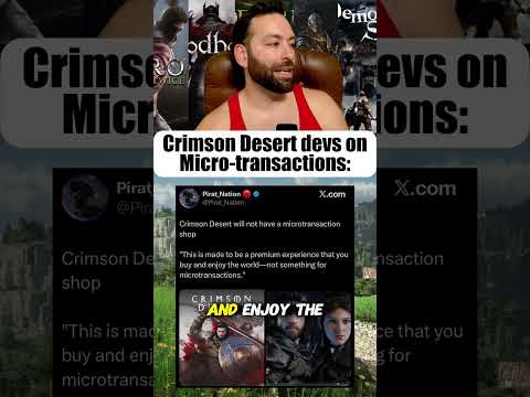 Will Crimson Desert have micro-transactions??