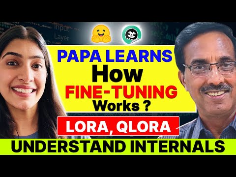 How Fine Tuning Works Internally - LoRA, QLoRA | Easiest Explanation that anyone can understand!
