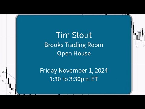 Tim Stout - Brooks Trading Room Open House November 1, 2024