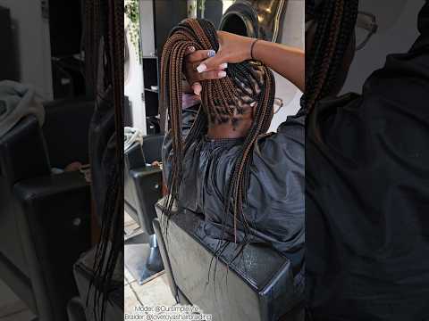 Self-care | Neat knotless braids UK