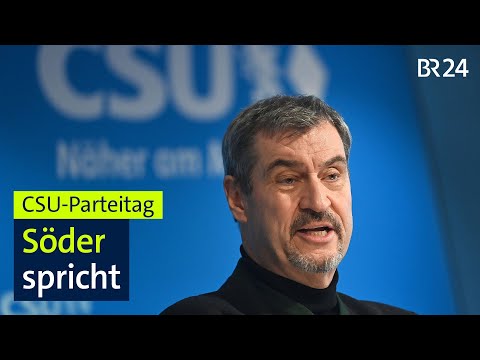 CSU-Parteitag: Rede von Ministerpräsident Markus Söder | BR24