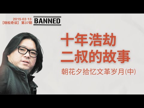 逝去的爱与青春怎么平反？文革十年(中) 二叔的故事 【晓松奇谈】官方下架内容精选