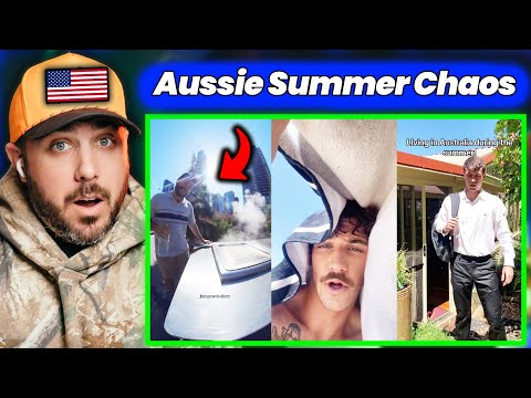 American Shocked by Aussie Summer…Heat MELTS REALITY 😳
