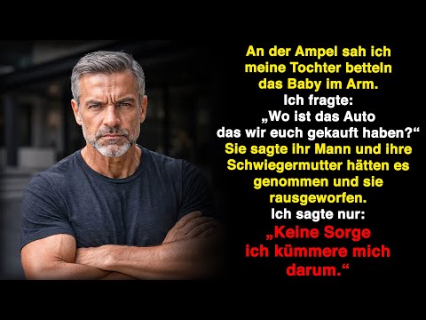 An der Ampel erkannte ich meine Tochter – mit einem Baby und einer bitteren Wahrheit…