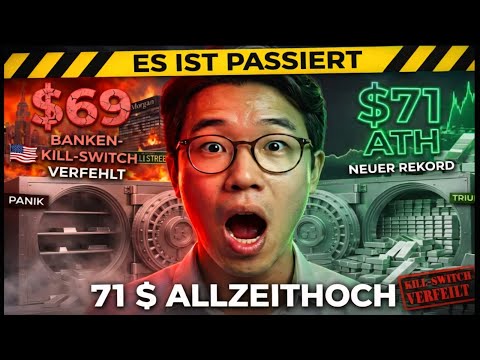 ES IST PASSIERT Silber durchbricht in den USA das Allzeithoch von 71 Dollar Der „Kill Switch“ der Ba