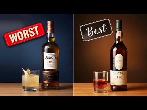 25 Famous Scotch Whiskey Brands RANKED Worst To Best