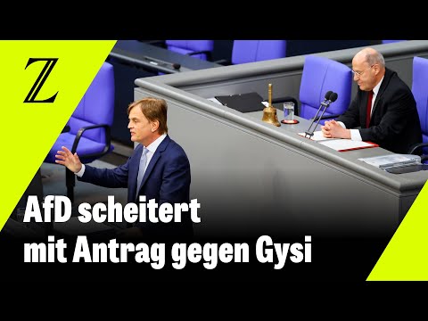 AfD scheitert mit Antrag gegen Alterspräsident Gregor Gysi