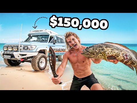 3 Days Remote Island Camping In My New $150,000 Car (Full Reveal)