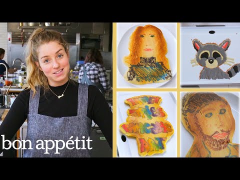Pro Chef Tries Pancake Art for the First Time | Bon Appétit