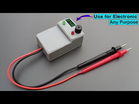 How to Make all Components Tester // Battery, Transistor, Mosfet, Capacitor and Diode Tester