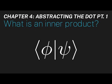 Ch 4: What is an inner product? | Maths of Quantum Mechanics