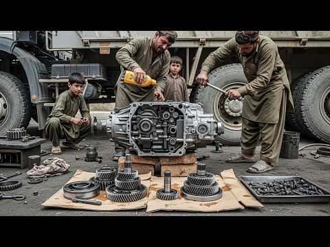 Mercedes Transmission Restoration: The Afghan Mechanic's Skills with Basic Tools