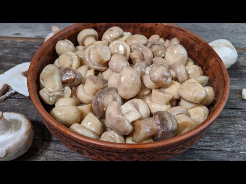 Marinated champignons: 2 proven recipes👍 Marinated champignons favorite recipes. Champignons in 5...