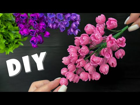Как сделать Цветы из фоамирана Своими руками Foam sheet craft ideas