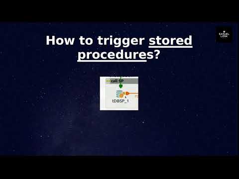 How to trigger Stored Procedures (SP) in Talend Open Studio?