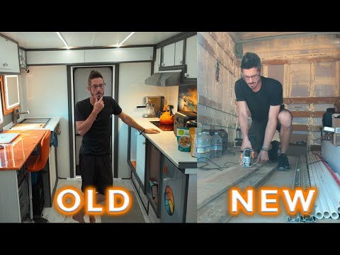 Living in a box truck & Building a new one with Bluetti Elite 100 V2