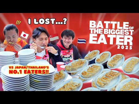 ULTIMATE GYOZA EATING FINALS IN TOKYO - I Lost? | Face-Off Against Japan and Thailand's #1 Eaters!