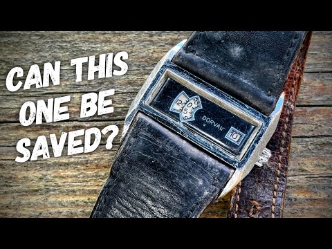 CAN THIS WATCH BE SAVED? -  Dorval Jump Hour Watch Restoration