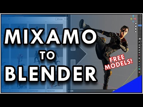 Combine Mixamo Animations with the NLA Editor in Blender