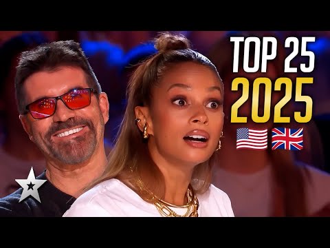 Best 25 Auditions Of 2025 From Britain's Got Talent & America's Got Talent