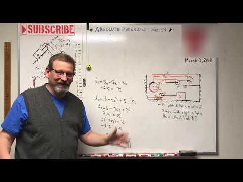 Dynamics - Lesson 11: Absolute Dependent Motion of Two Particles