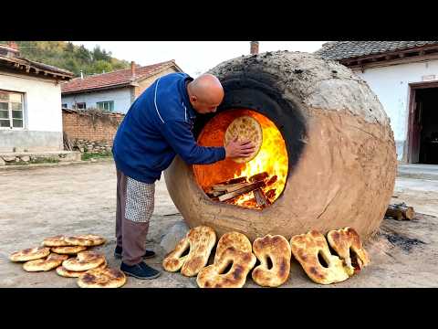 ASMR | Unique Donkey Hoof-Shaped Biscuits: Baking in a Mud Oven! | 驴蹄子烧饼 | 农村美食 | 中国美食