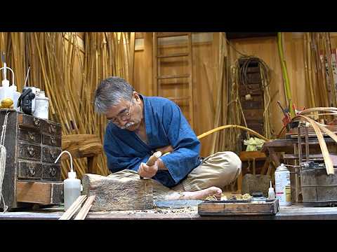 TOP 5 Manufacturing Process of Making a Bamboo Crafts. Incredible Japanese Craft Techniques.