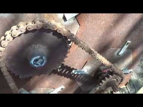 тыквоуборочный комбайн "вихрь" первая прокрутка