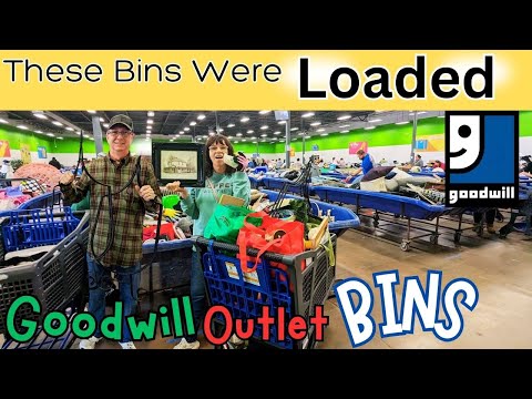 GOODWILL OUTLET BINS: These Bins were LOADED! * Food for sale? * Thrift with Me & Pat - Upcycle