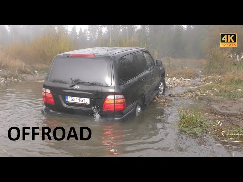 Land Cruiser 100 OFFROAD FEATURES in Rural Outback Country. Explore POV drive adventure in nature.