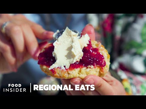 How Clotted Cream Is Made In England | Regional Eats | Food Insider