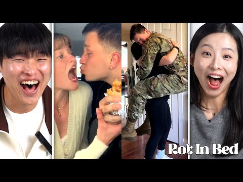 They’re My Dream Couple😍 | Koreans React to Adorable Married Couple Videos  | Rot In Bed