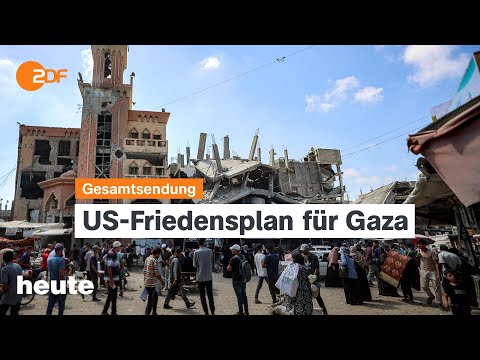 heute 19:00 Uhr vom 30.09.25 Friedensplan für Gaza, Kabinettsklausur, Deutscher Schulpreis 2025