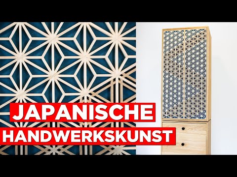 Japanische Fleißarbeit - Kumiko erklärt mit Fabian von Bauwoodworks