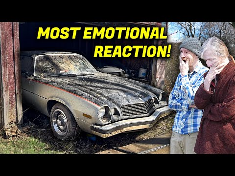 Family Sees Late Father's Camaro RS CLEANED For the First Time in 15 Years! | Best Reaction EVER