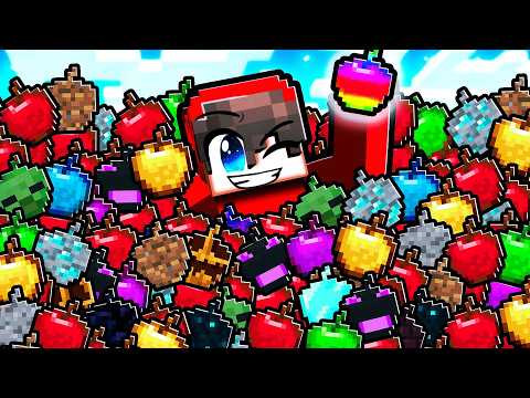 Minecraft, But You Can Craft CUSTOM APPLES!