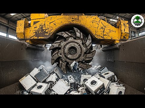 Extreme Dangerous Wood Chipper & Shredder Demolitions: Crushing Everything in Sight! #58