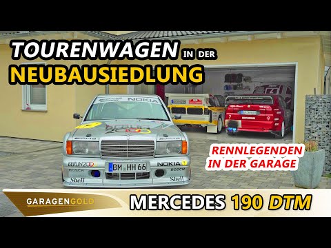 Mercedes-Benz 190 DTM - Tourenwagen in der Neubausiedlung & Rennlegenden in der Garage | Garagengold